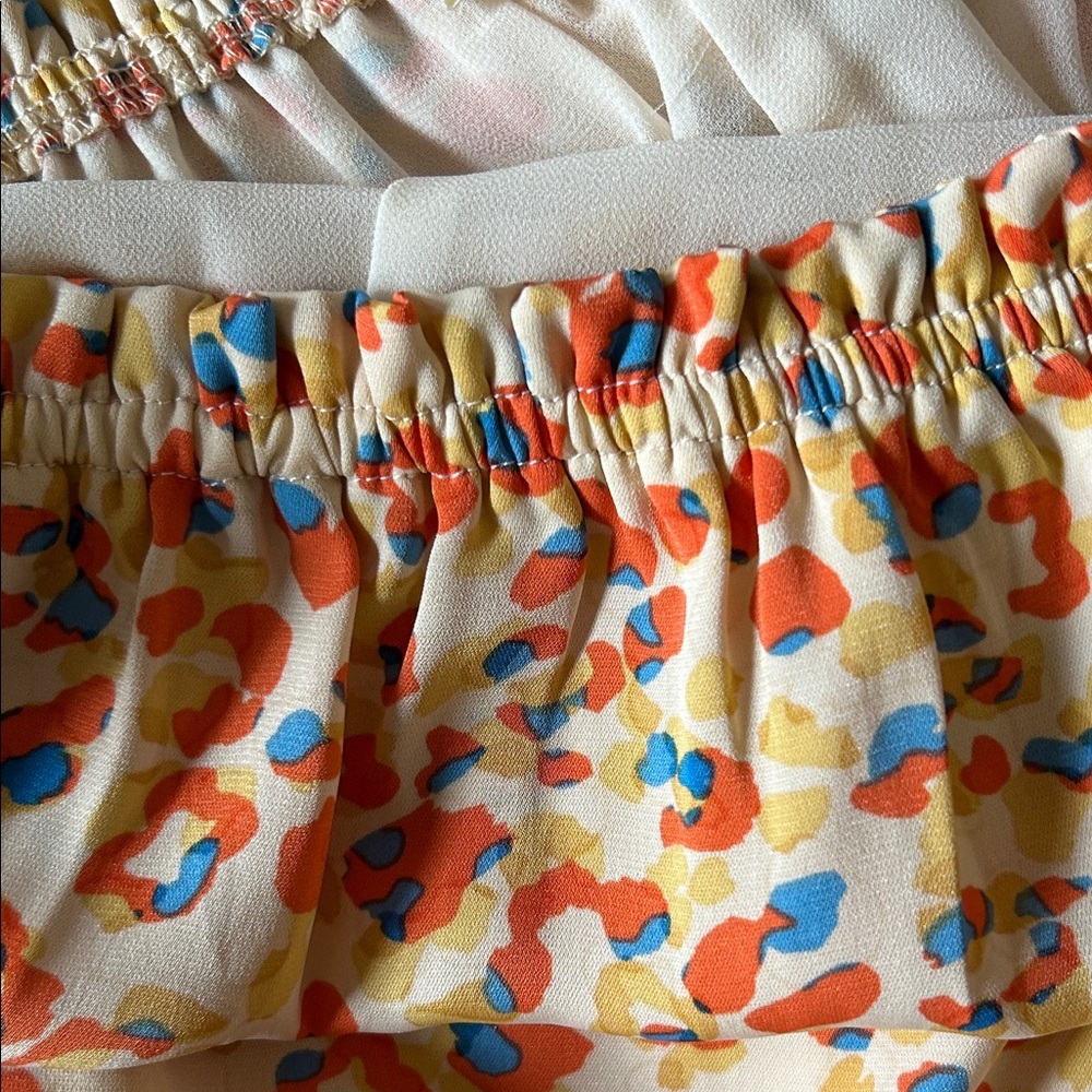 Entro Multicolor Leopard Patterned Tube Top - Picture 4 of 4